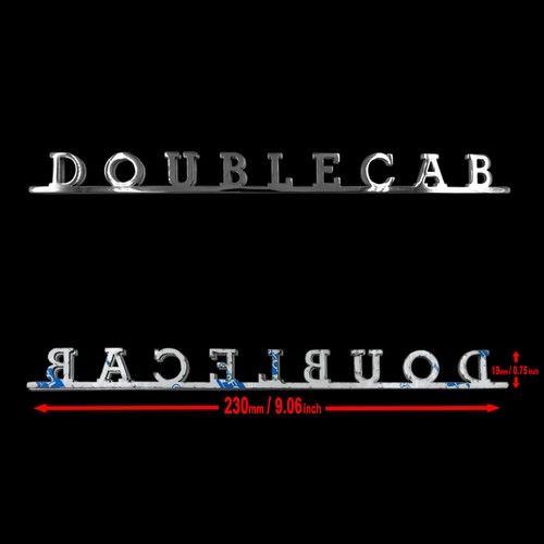 Double cab stainless decklid - cab",