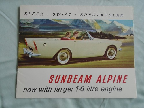 Sunbeam alpine range - sunbeam,
