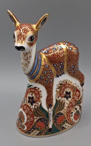 Royal crown derby paperweight - crown,