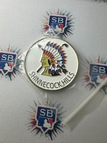 Oversized golf coins with - oversized,