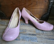 Hotter Clarissa Vintage 1940s 1950s Style Lilac Court Shoes UK 5