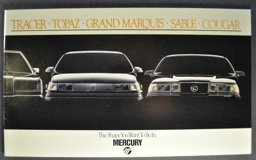 1988 mercury brochure cougar - 1988,