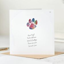 Personalised Pet Loss Sympathy Card-Pet Bereavement Card Pet 6x6