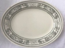 GEORGE JONES & SONS OLD AQUARIUM -  FISH & MYTHICAL SEA HORSE PLATE - CRESCENT