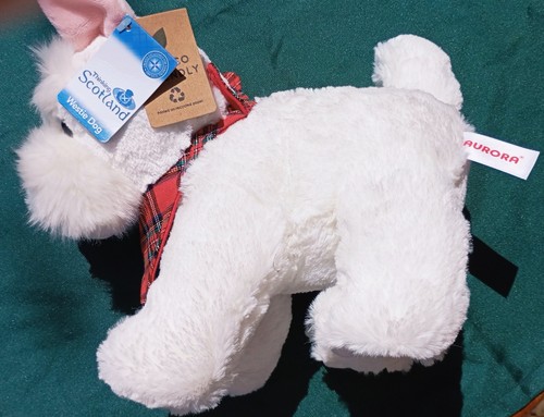 Aurora white westie dog - dog, soft
