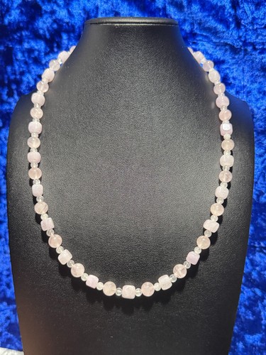 Pink quartz white - w/, jade
