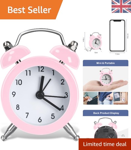 Vintage mini alarm clock - vintage,