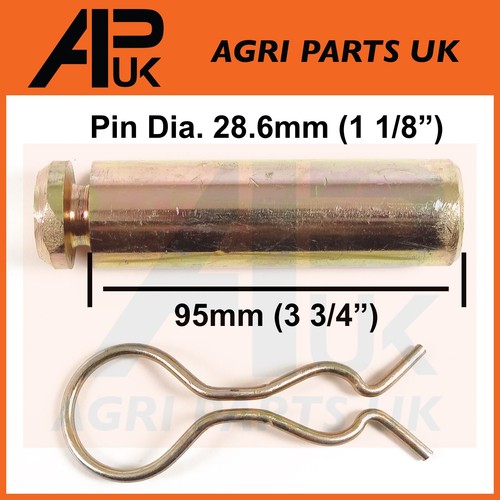 Drawbar locating pin clip - drawbar,