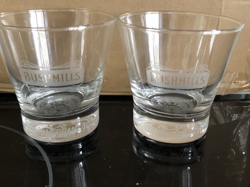 Bushmills whiskey glasses - x2,