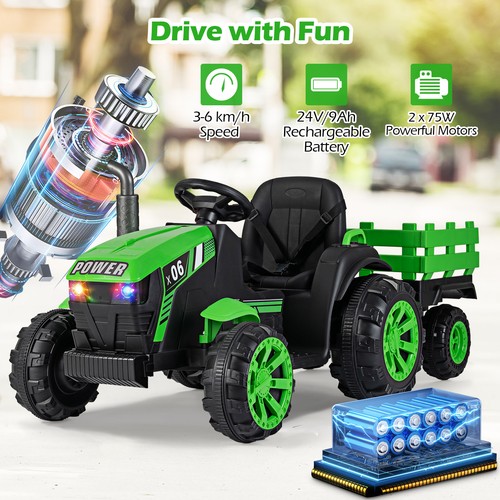 Ride tractor kids - on,