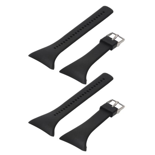Silicone wrist watch band - 2x,