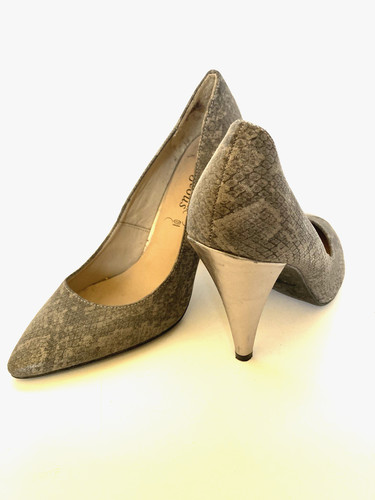 Silver grey snake skin - grey, snake-skin