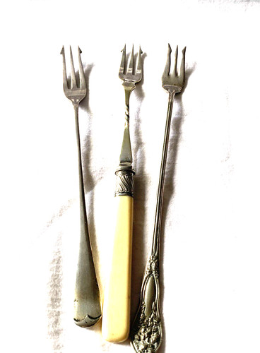 Vintage silver plated pickle - silver,
