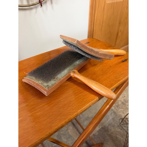 Vintage wooden wool hand - wooden,