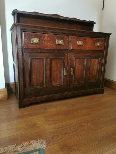 Antique oak sideboard - antique,