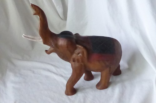Vintage wooden elephant hand - wooden,