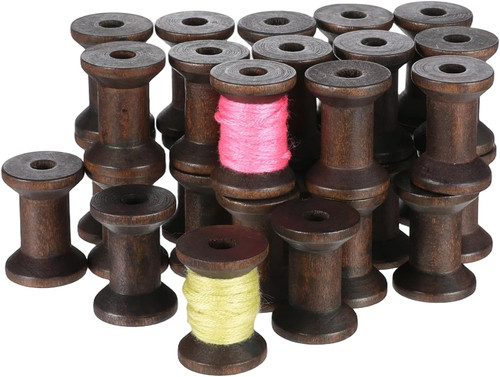 30pcs wooden spools - 30pcs, for