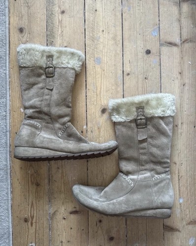 Hush puppies beige suede - , mid