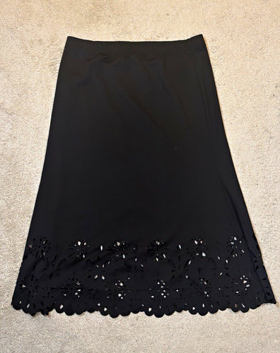 Women black cotton long - cotton,
