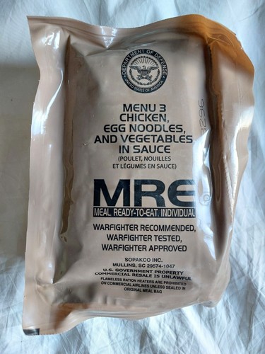 Ration pack menu chicken - ration,