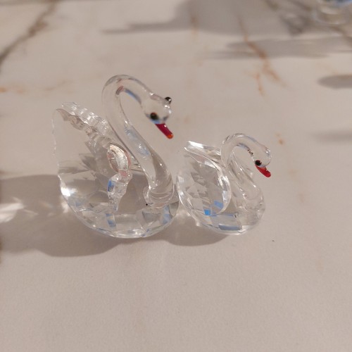 Pair crystal glass - ,