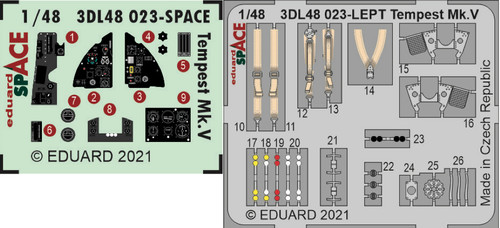 Eduard ed3dl48023 hawker - eduard,