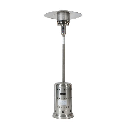 Outdoor heater with wheels - with,