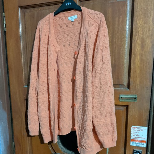 Ladies light coral - ladies, cardigan