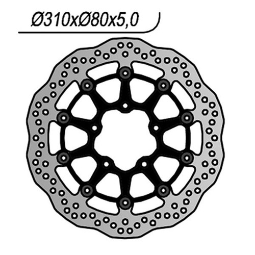 Front brake disc - front,