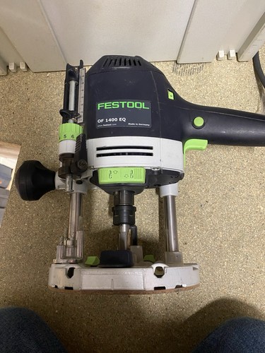 Festool router of1400 with - eq,
