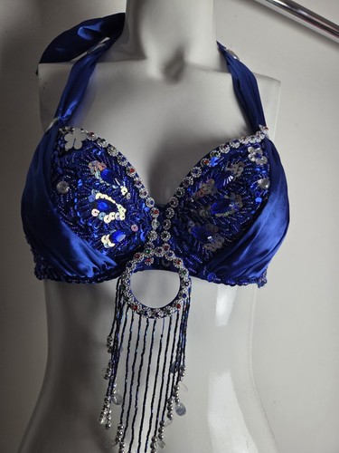 Sequin belly dance bra top - sequin,