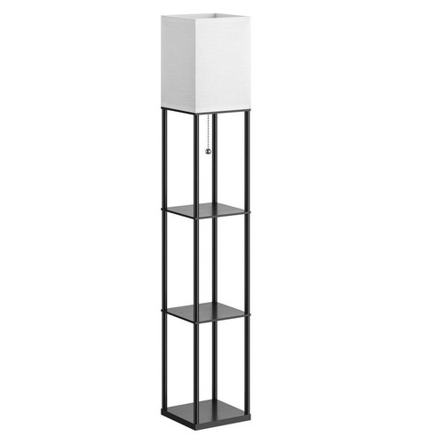 Led shelf floor lamp - shelf, dimmable