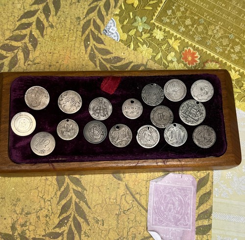Antique love token coin - coin, lot