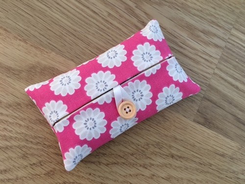 Handmade packet tissue holder - handmade,