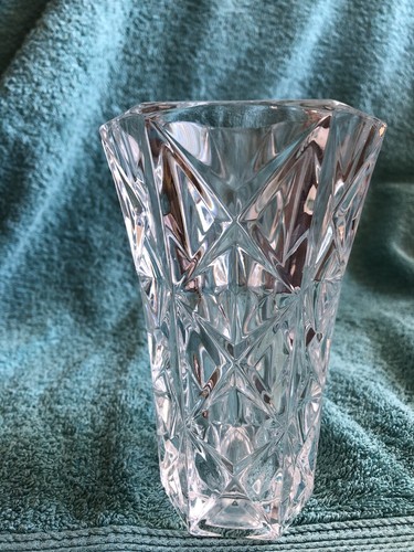 Pretty cut glass hexagon - pretty,