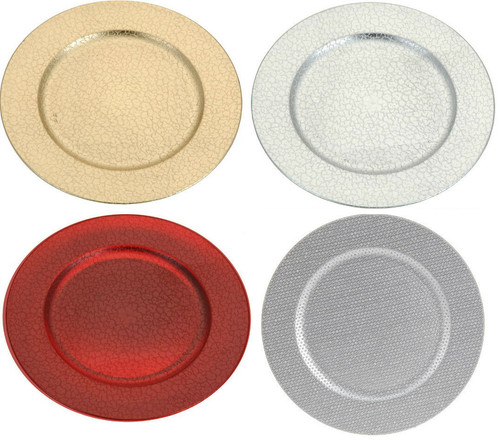 Set charger plates 33cm - set, 4