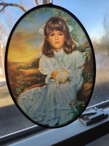 Vintage girl blue - in,