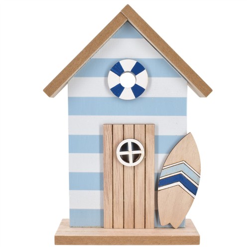 Beach hut ornament 20cm - hut, |