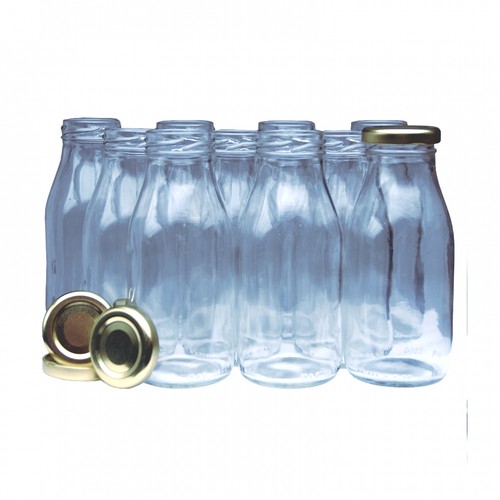Glass juice bottles 250ml - glass,