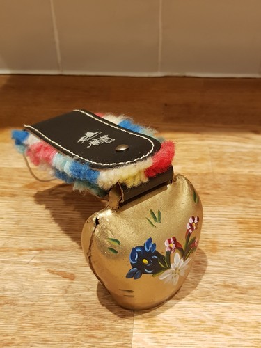 Vintage swiss cowbell floral - vintage,