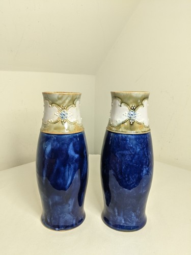 Pair doulton art nouveau - of,