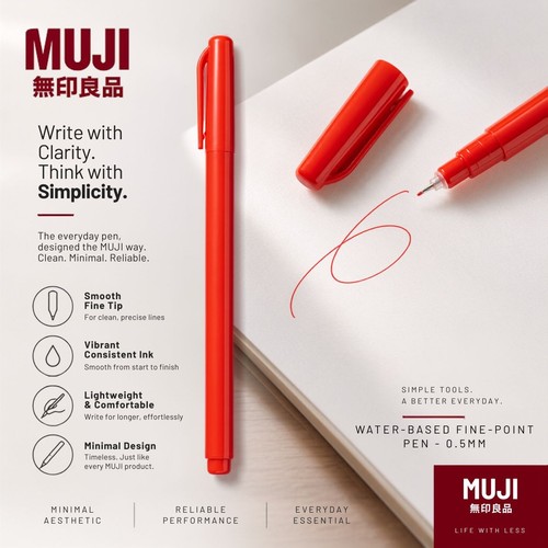 Red fountain pen fine point - fountain,