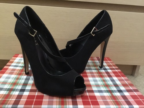 Lipsy super sexy black suede - super,
