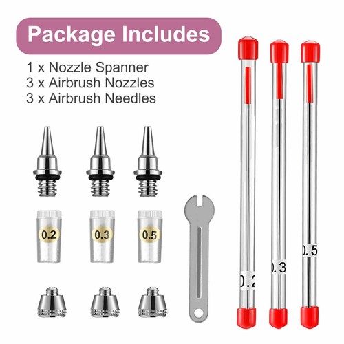 Airbrush nozzle needle - nozzle,