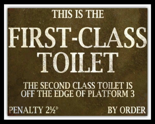 First class toilet train - first,