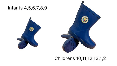 Man city kids wellingtons - city,