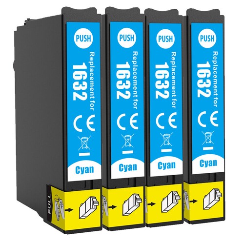 Cyan ink cartridges - 4,