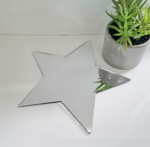Acrylic mirror star shaped - mirror,