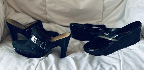 Vtg y2k coach jody wedge - y2k,