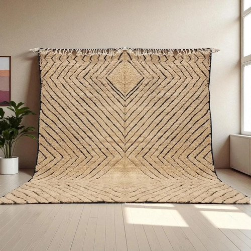 Handwoven moroccan berber wool - moroccan,